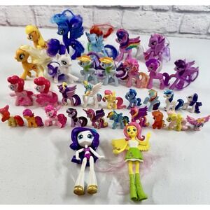Lot of 33 My Little Pony Vinyl Figures Mystery Blind Bags Princess Luna Celestia